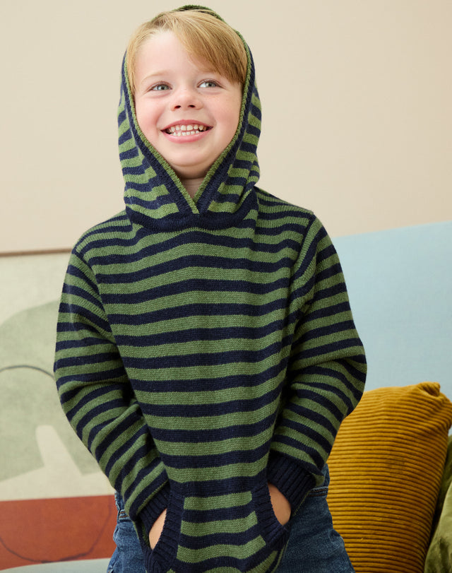 Cashmere Stripy Hoody