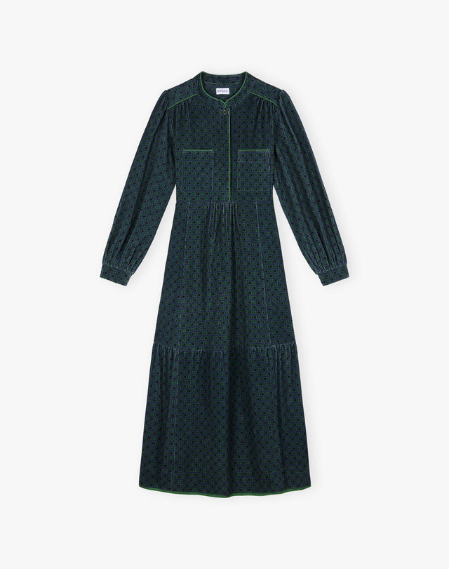 Organic Corduroy Shirt Dress