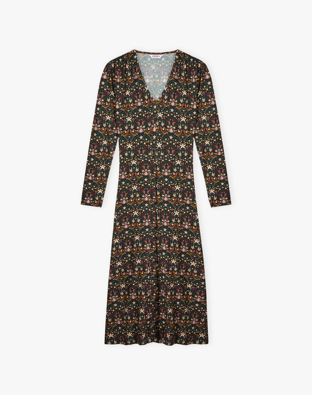 Liberty Print Jersey Dress