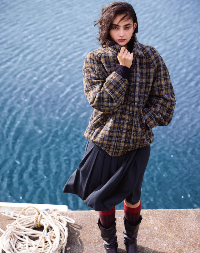 Harris Tweed Bomber Jacket