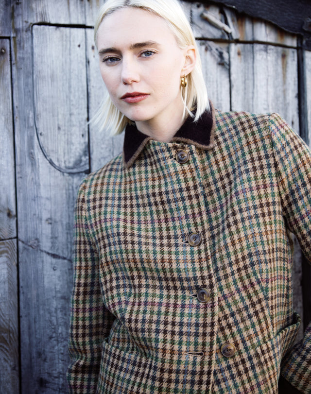 Harris Tweed Tailored Coat