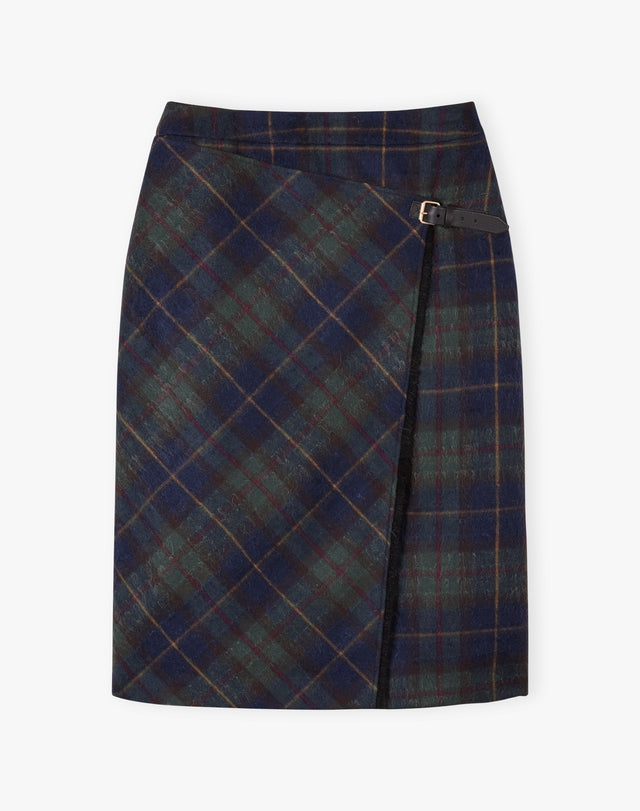 Scottish Mohair Wool Wrap Skirt