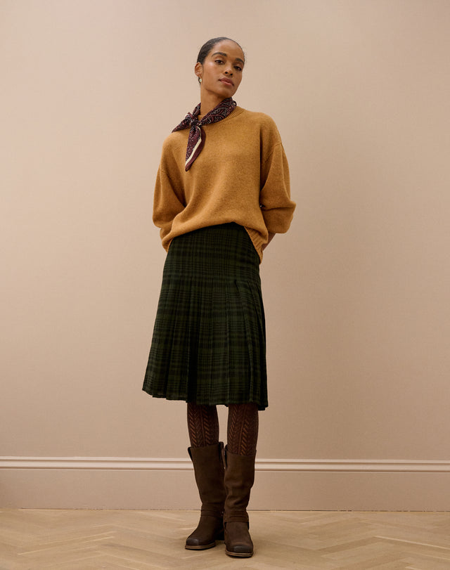 Check Pleated Kilt