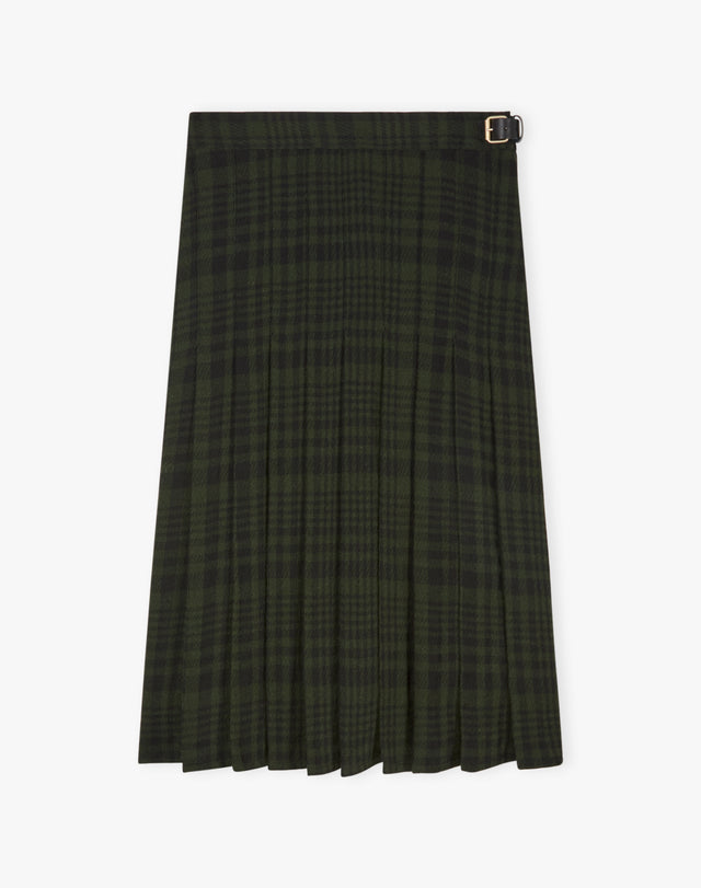 Check Pleated Kilt