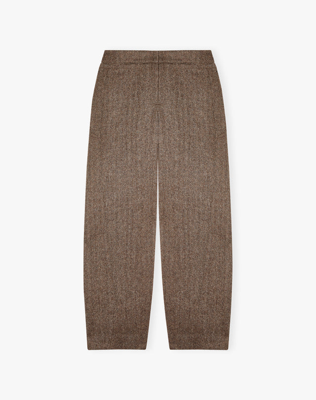 Herringbone Wool Trousers