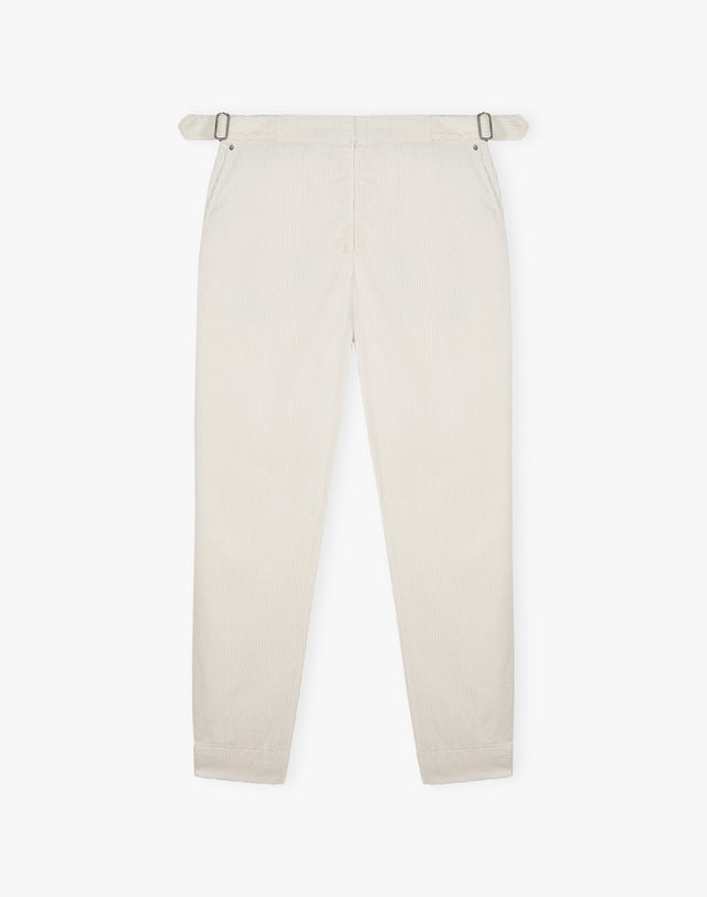 Organic Corduroy Tapered Leg Trousers