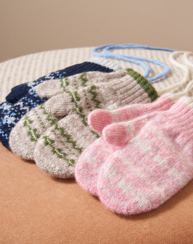 Cashmere Fair Isle Mittens