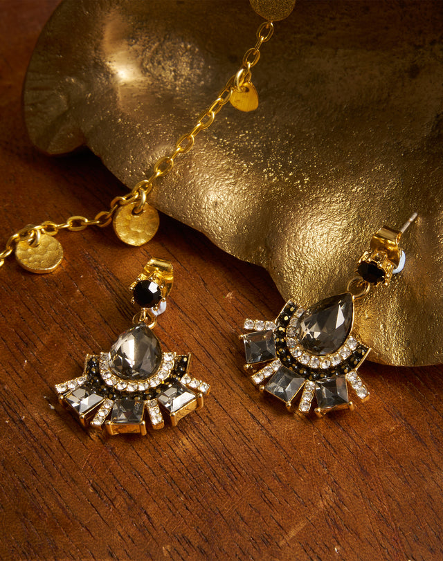 Crystal Teardrop Earrings