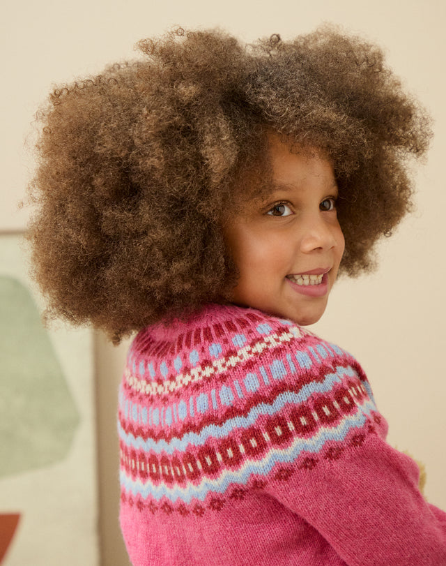 Merino Lambswool Fair Isle Yoke Jumper