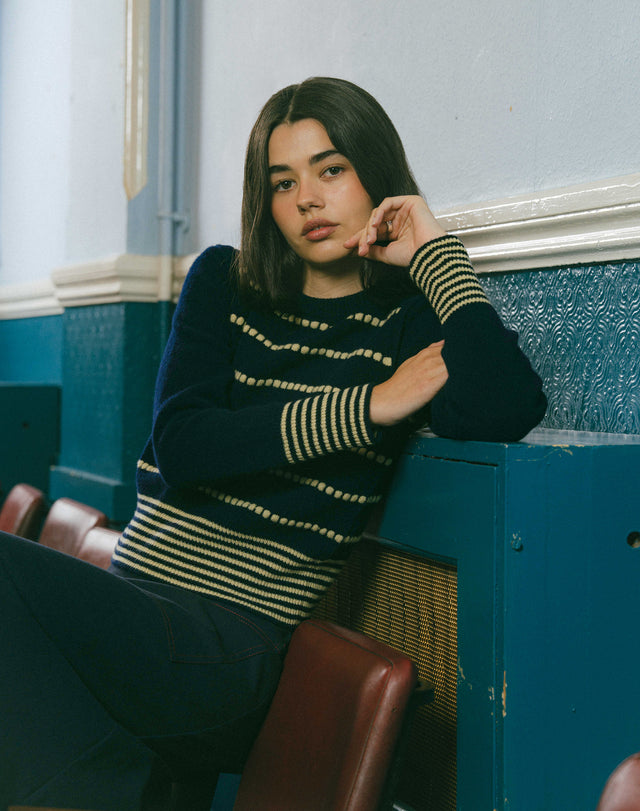 The Broken Stripe Jumper