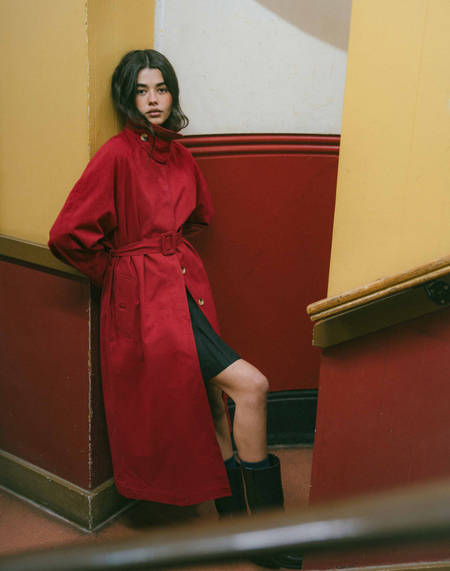 The Red Trench Coat