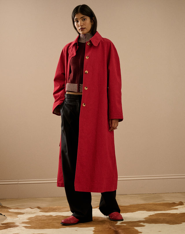 The Red Trench Coat