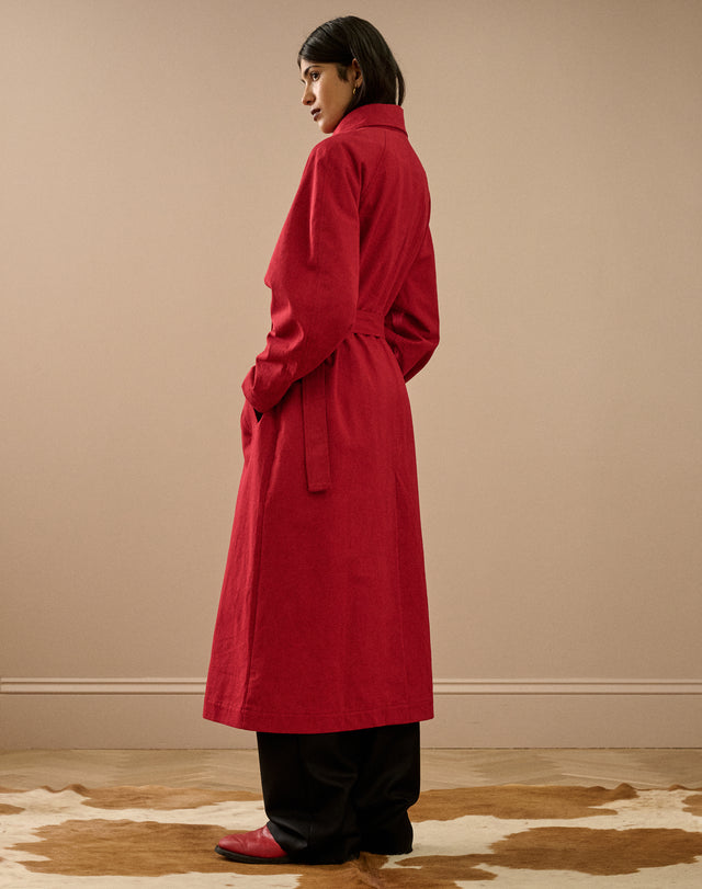 The Red Trench Coat