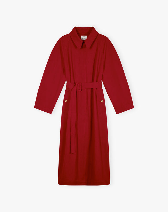 The Red Trench Coat