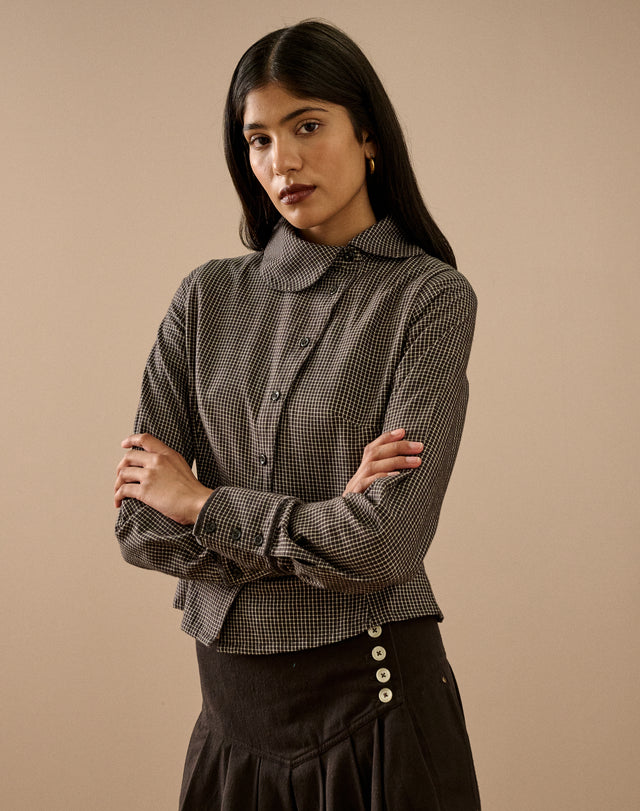 The Asymmetric Check Shirt