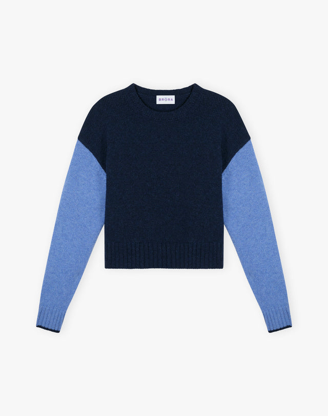 Supersoft Lambswool Colour Block Jumper