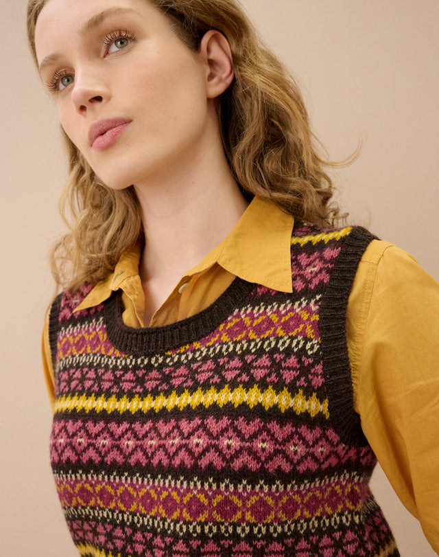 Wool Fair Isle Tank