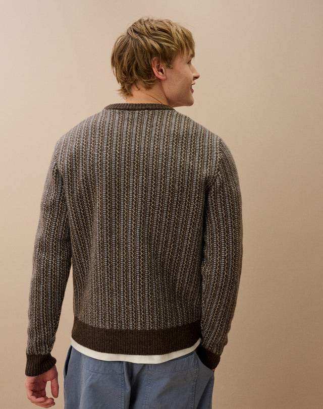Supersoft Lambswool Nordic Jumper