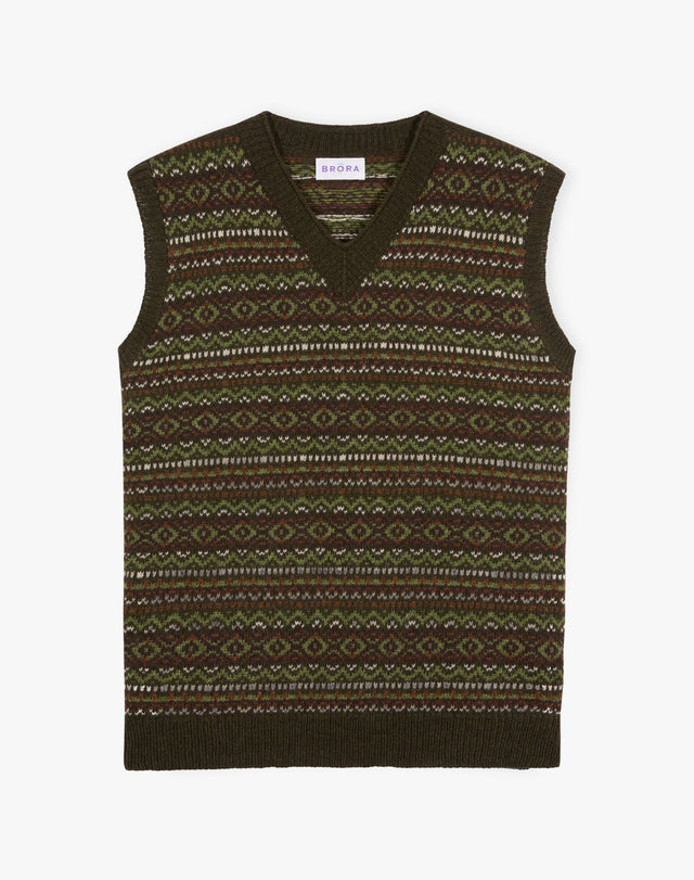 Wool Fair Isle Tank
