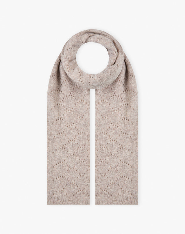 Cashmere Pointelle Scarf