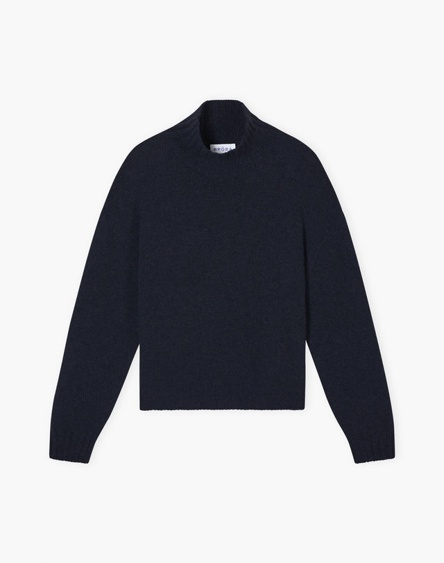 Cashmere Luxe Knit Polo Neck
