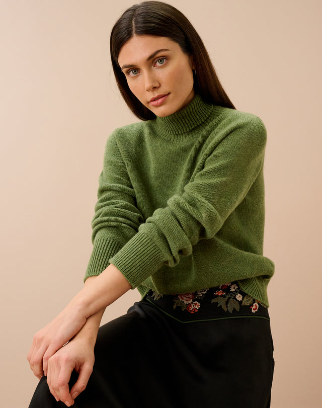 Cashmere Polo Neck