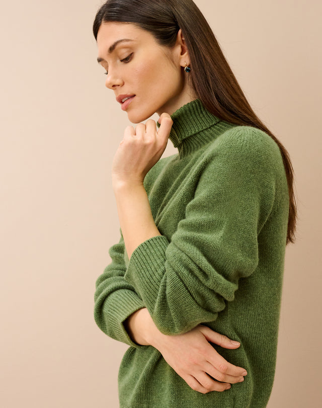 Cashmere Polo Neck