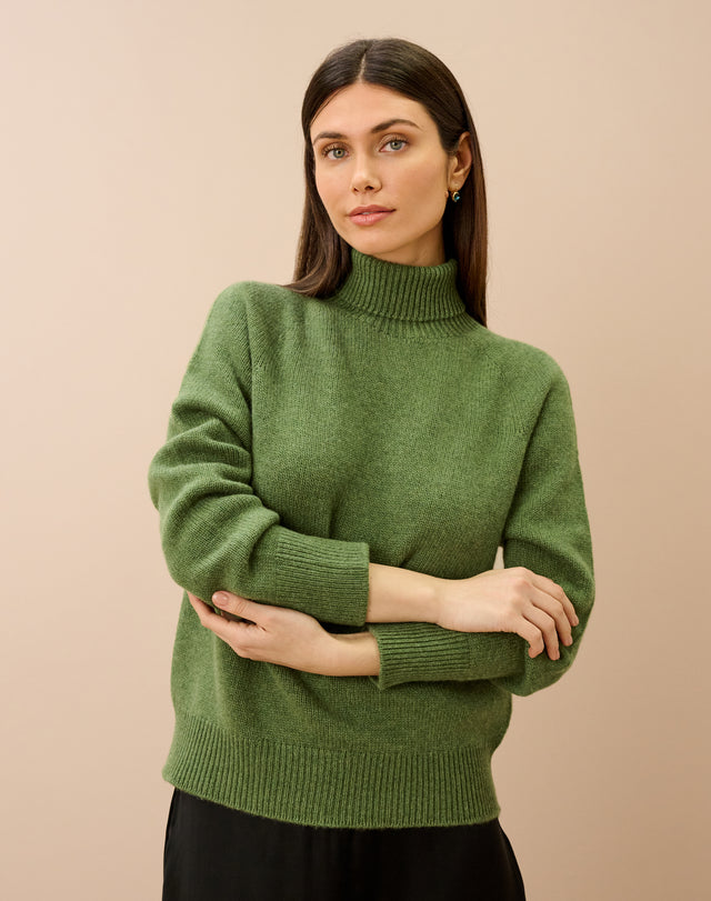 Cashmere Polo Neck