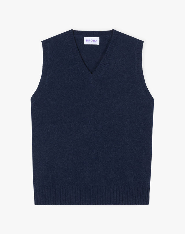 Cashmere V Neck Tank