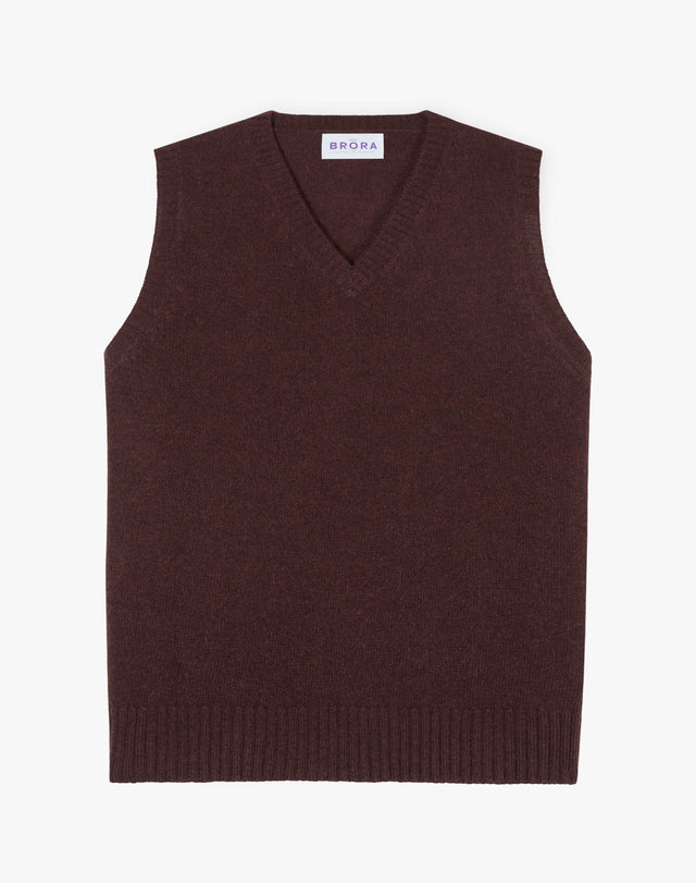 Cashmere V Neck Tank