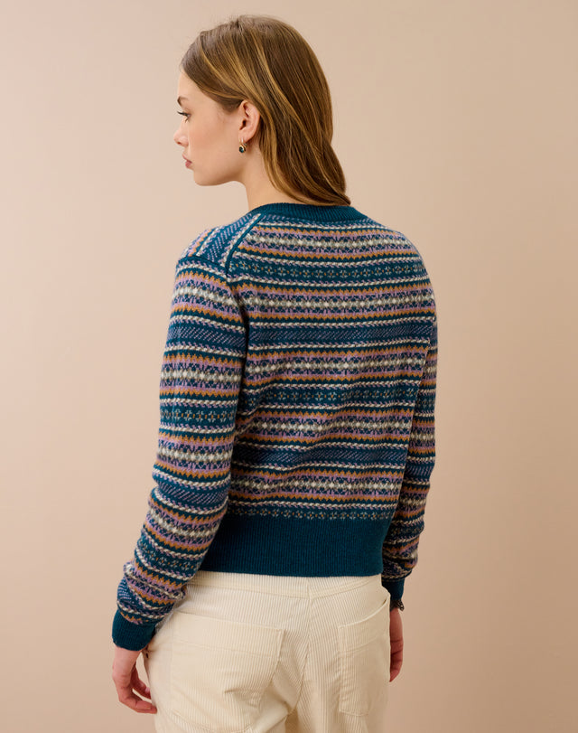 Cashmere Fair Isle Cardigan