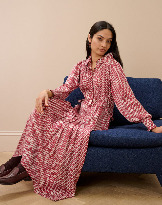 Checkerboard Shirtdress