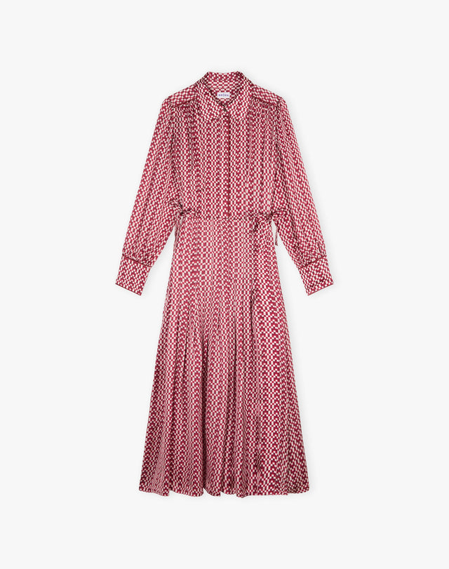 Checkerboard Shirtdress