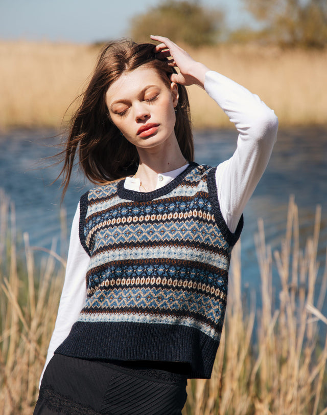 Wool Fair Isle Tank
