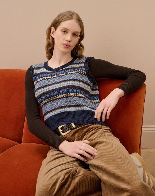 Wool Fair Isle Tank