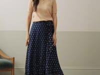 Organic Cotton Wrap Skirt
