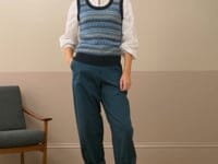 Cashmere Fair Isle Tank