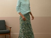 Liberty Print Jersey Skirt
