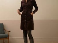 Organic Corduroy Shirt Dress