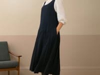 Check Pleated Pinafore