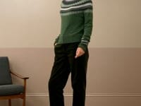 Supersoft Lambswool Fair Isle Yoke Polo