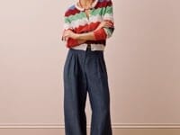 Cashmere Wave Knit Cardigan