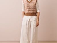Lambswool Cotton Fair Isle Tank