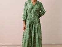 Organic Cotton Painterly Print Dress