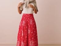 Organic Cotton Maxi Skirt