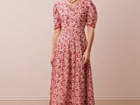 Organic Cotton Paisley Flower Dress