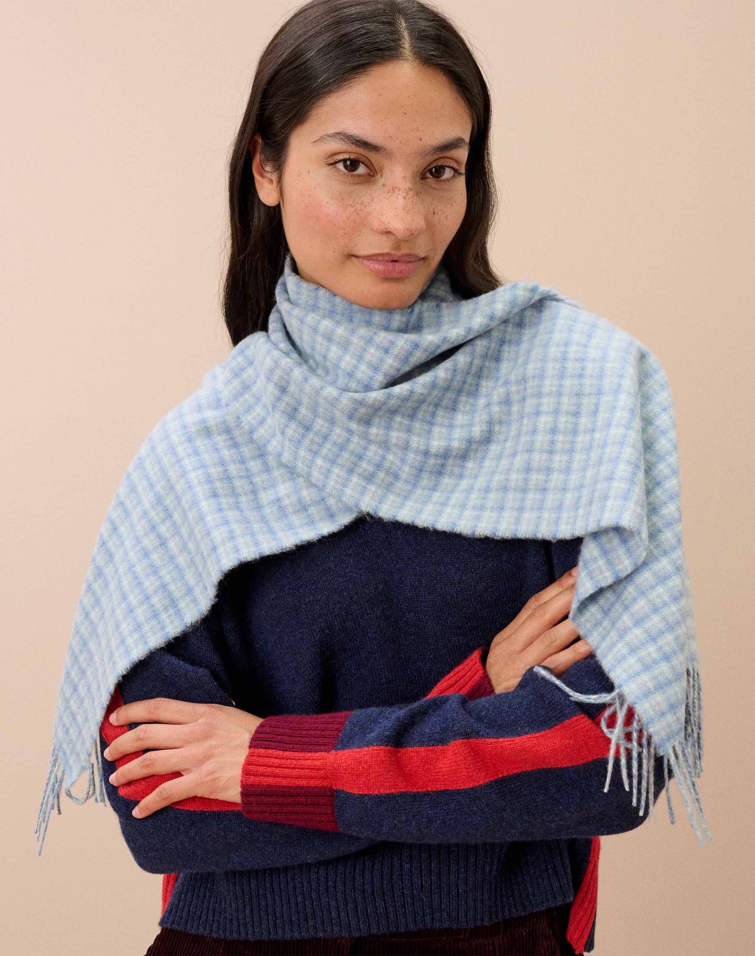 Cashmere Plaid Scarf