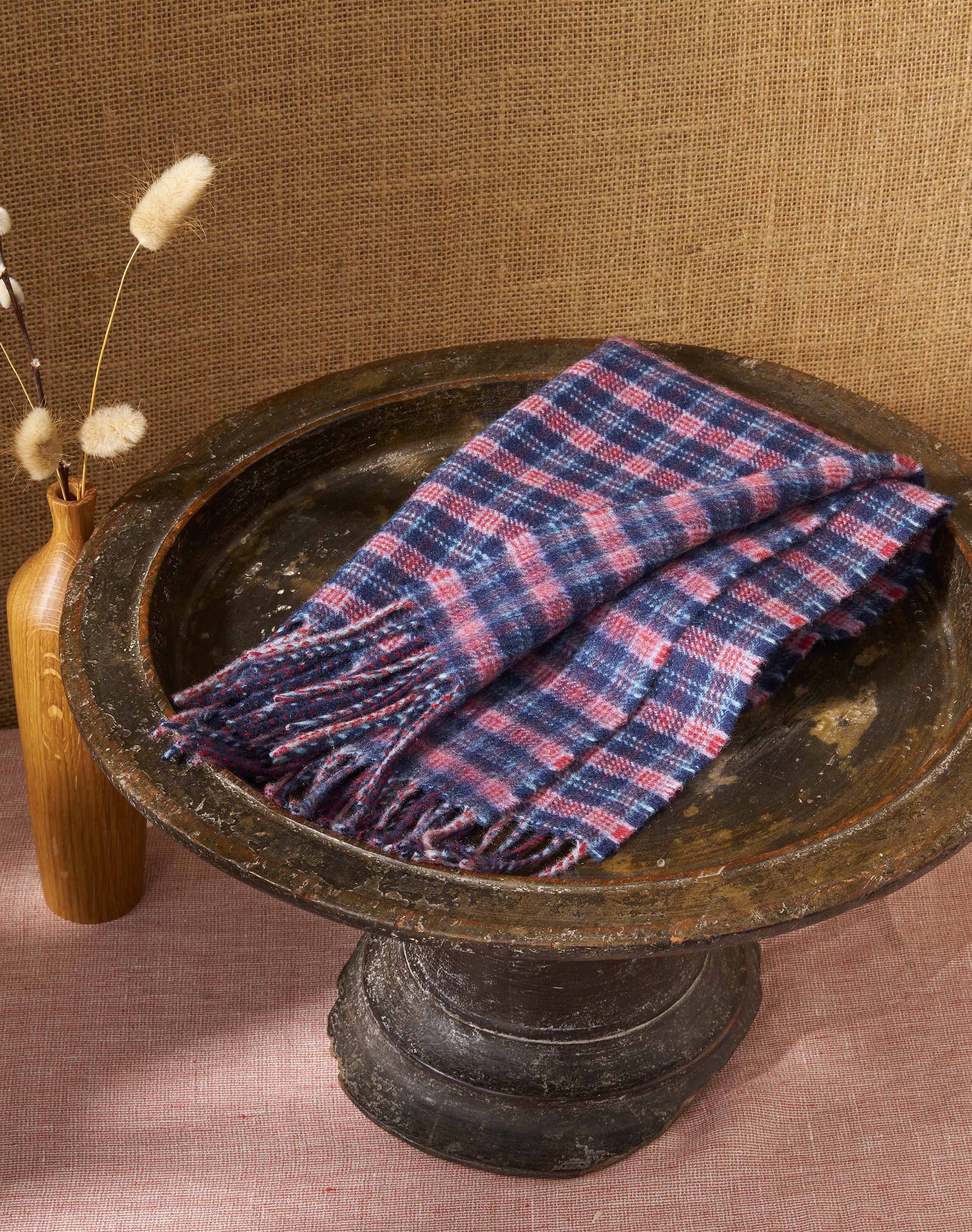 Cashmere Plaid Scarf