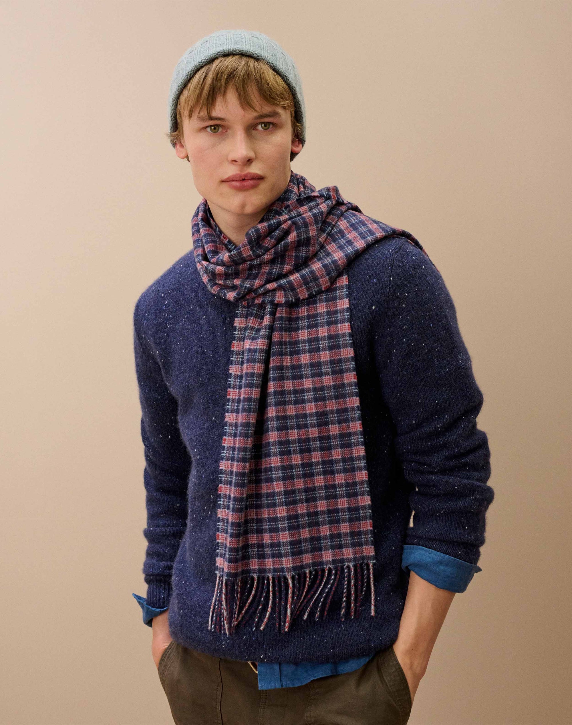 Cashmere Plaid Scarf