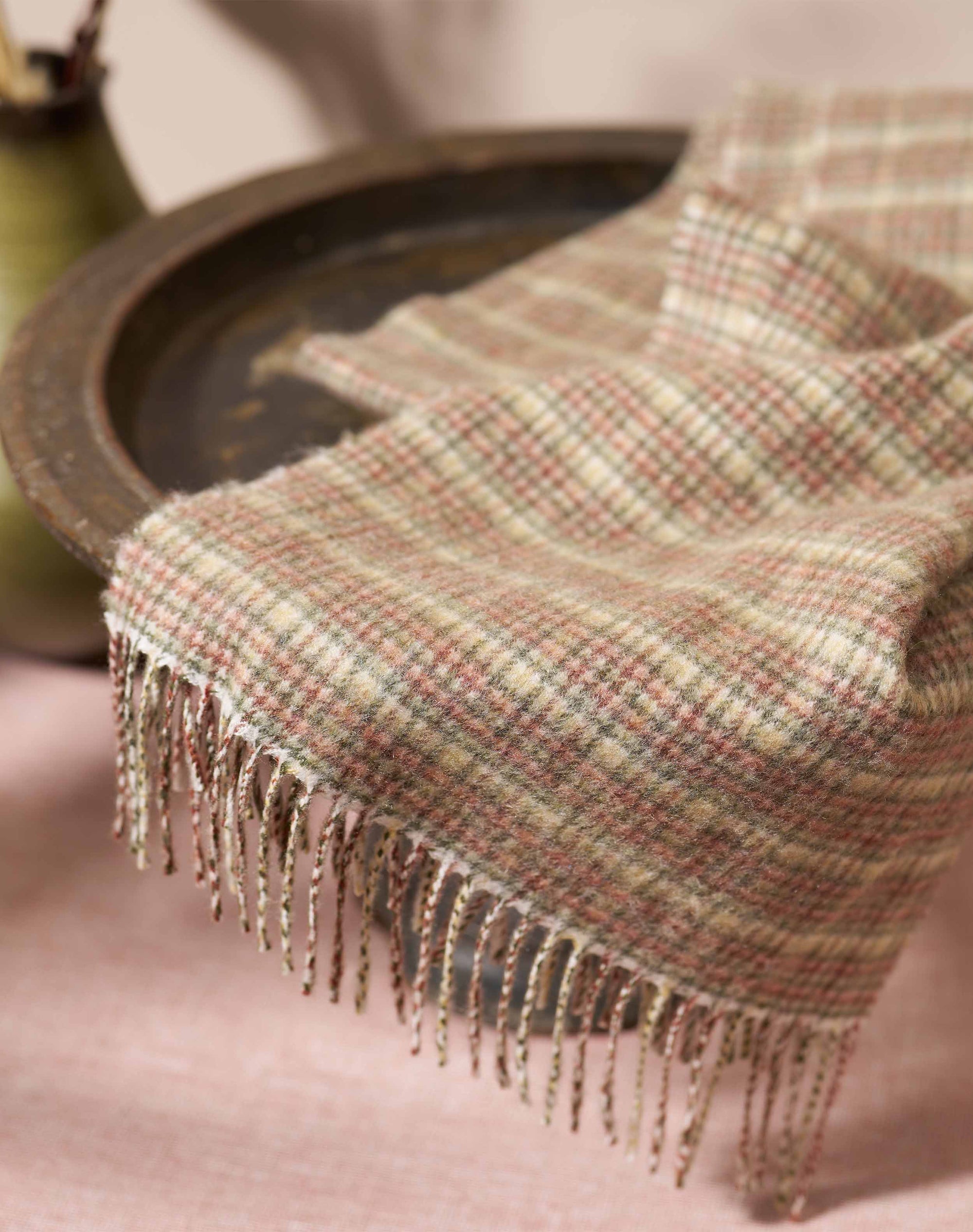 Cashmere Plaid Scarf